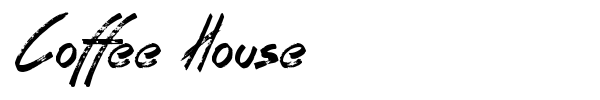 Coffee House font preview